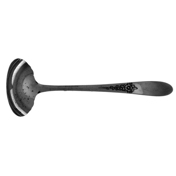 Gardenia (Silverplate, 1941) Solid Piece Cream Ladle by International Silver