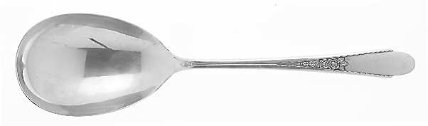 Gardenia (Silverplate, 1941) Solid Smooth Casserole Spoon