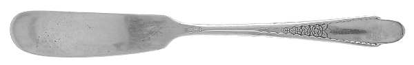 Gardenia (Silverplate, 1941) Flat Handle Butter Spreader