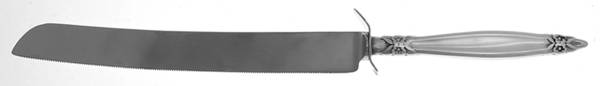 Garland (Silverplate, 1965) Wedding Cake Knife with Stainless Blade