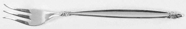 Garland (Silverplate, 1965) Short Handle Pickle/Olive Fork by International Silver