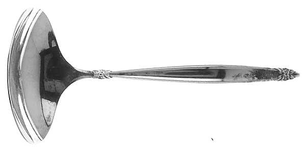 Garland (Silverplate, 1965) Solid Gravy Ladle by International Silver