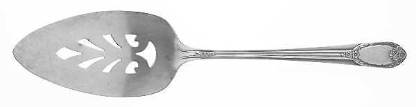 Garland-Rapture (Silverplat 1937) Solid Pierced Pie Server by International Silver