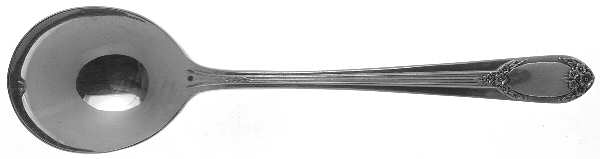Garland-Rapture (Silverplat 1937) Round Bowl Soup Spoon (Gumbo) by International Silver