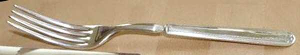 Garland (Silverplate, 1914) Indented Solid Handled Fork