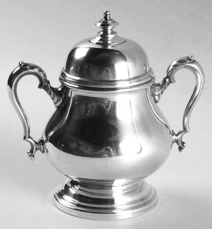 Georgian Castle (Silverplate, Hollowware) Sugar Bowl & Lid