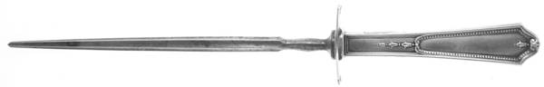 Georgian Maid (Sterling, 1923) Large Steel Rod Knife Sharpener