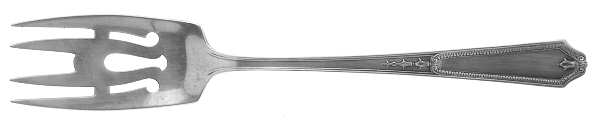 Georgian Maid (Sterling, 1923) Small Solid Cold Meat Serving Fork