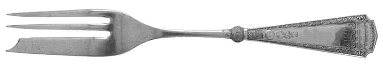 Geneva (Silverplate, 1881) Individual Pie Fork