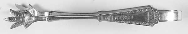 Geneva (Silverplate, 1881) Small Ice Serving Tongs