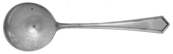 General Putnam (Silverplate, 1917) Round Bowl Soup Spoon (Bouillon)
