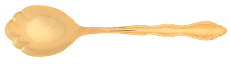 Golden Anniversary (Electroplate) Sugar Shell Spoon
