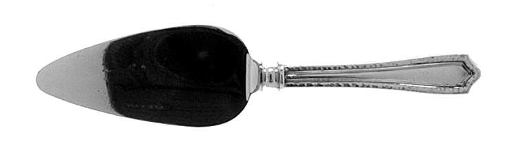 Governor Bradford-Hammered (Sterling, 1913) Cheese Server with Silverplate Blade