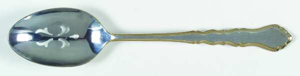 Golden Centennial (Silverplate, 1972) Pierced Tablespoon (Serving Spoon)