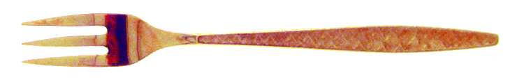 Golden Carino (Gold Electroplate) Cocktail/Seafood Fork