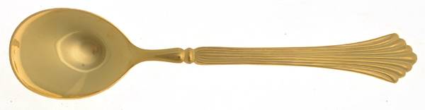 Gold Cascade (Gold Electroplate) Sugar Spoon