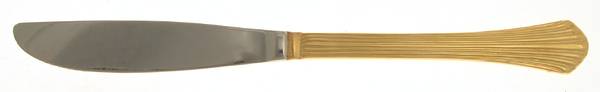 Gold Cascade (Gold Electroplate) Modern Solid Knife