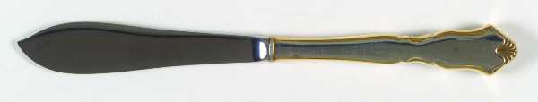 Golden Chadwick (Silverplate, Gold Accent, 1975) Hollow Handle Master Butter Knife