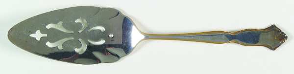 Golden Chadwick (Silverplate, Gold Accent, 1975) Solid Pierced Pie Server