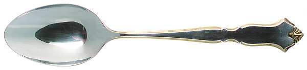 Golden Chadwick (Silverplate, Gold Accent, 1975) Tablespoon (Serving Spoon)
