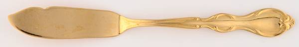 Golden Cotillion (1847) Flat Handle Master Butter Knife