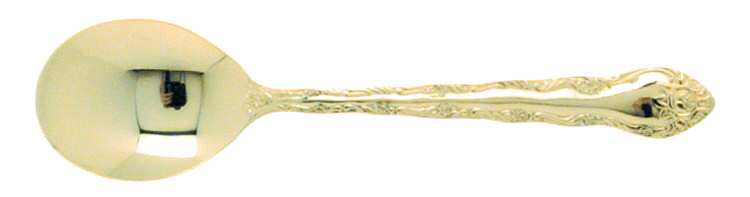 Golden Classic Rose (Gold Electroplate) Sugar Spoon