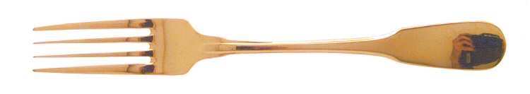 Golden Copley Square (Gold Electroplate) Fork