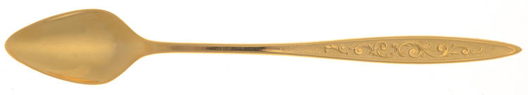 Golden Esperanto (Gold Electroplate) Iced Tea Spoon