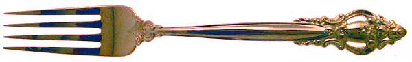 Golden Empress (Gold Electroplate, Newer) Fork
