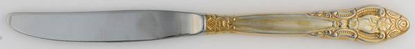Golden Empress (Gold Electroplate, Newer) Modern Hollow Knife