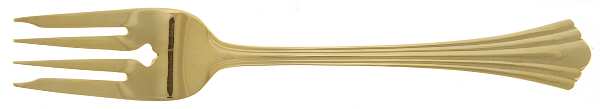 Golden Flair (Gold Electroplate) Individual Salad Fork