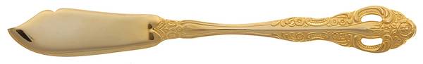 Golden Felice (Gold Electroplate) Flat Handle Master Butter Knife