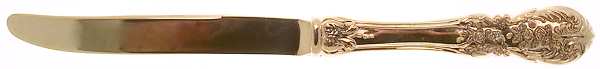 Golden French Rose (Gold Electroplate) Modern Hollow Knife