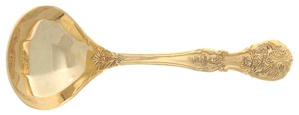 Golden French Rose (Gold Electroplate) Solid Gravy Ladle
