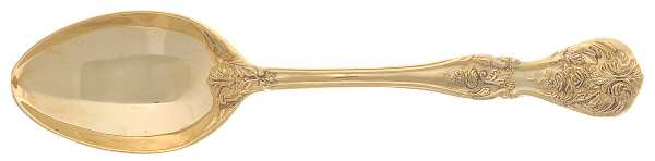Golden French Rose (Gold Electroplate) Tablespoon (Serving Spoon)