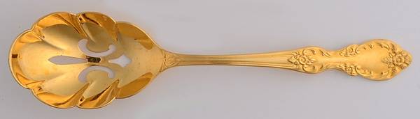 Golden Grand Elegance (Gold Electroplate) Large Sugar Sifter