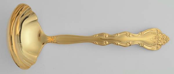 Golden Interlude (Gold Electroplate) Solid Gravy Ladle