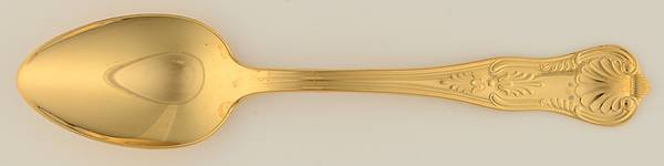 Gold Kings (Gold Electroplate) Place/Oval Soup Spoon