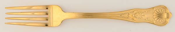 Gold Kings (Gold Electroplate) Fork