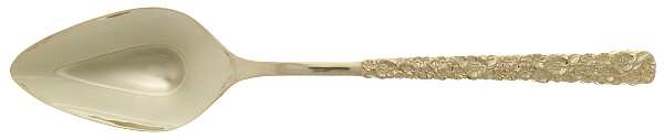 Golden Love-Precious Flower (Gold Electroplate) Place/Oval Soup Spoon