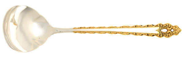 Golden La Strada (Sterling, 1972) Solid Piece Cream Ladle HC