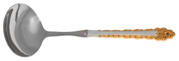 Golden La Strada (Sterling, 1972) Gravy Ladle with No Spout Stainless Bowl HC