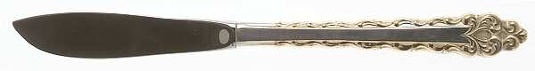 Golden La Strada (Sterling, 1972) Modern Hollow Butter Spreader (Stainless)