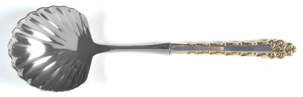 Golden La Strada (Sterling, 1972) Casserole Spoon with Stainless Shell Bowl