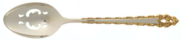 Golden La Strada (Sterling, 1972) Pierced Tablespoon (Serving Spoon)