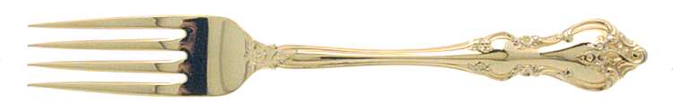Golden Orleans (Gold Electroplate, 1981) Fork