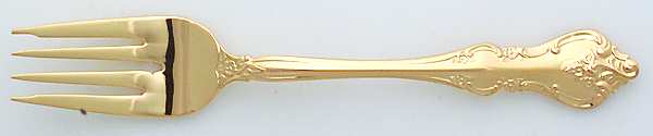 Golden Orleans (Gold Electroplate, 1981) Individual Salad Fork
