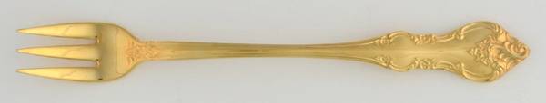 Golden Orleans (Gold Electroplate, 1981) Cocktail/Seafood Fork