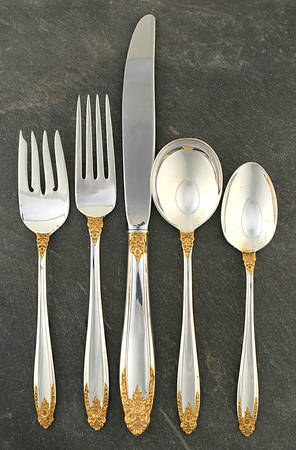 Golden Prelude (Sterling, 1988) 5 Piece Place Size Setting