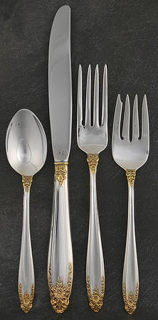 Golden Prelude (Sterling, 1988) 4 Piece Place Size Setting